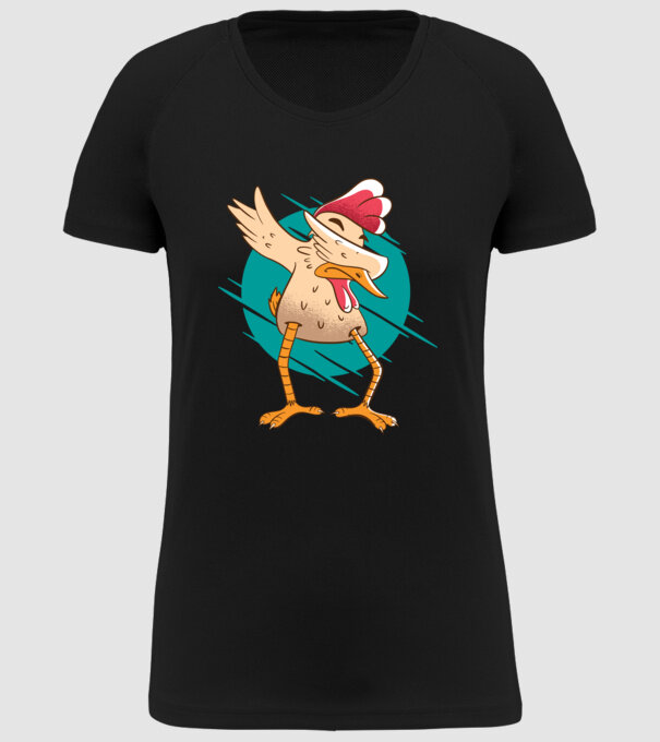 Pui DAB model negru pe tricou