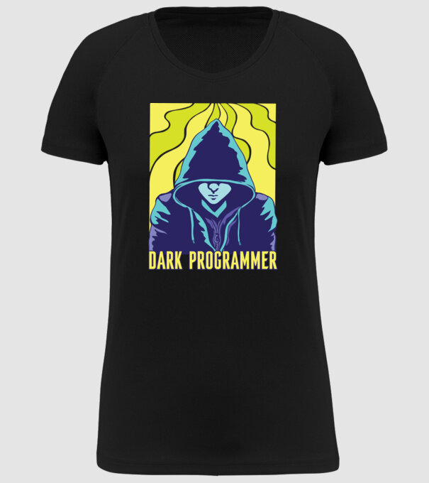 Dark Programmer model negru pe tricou