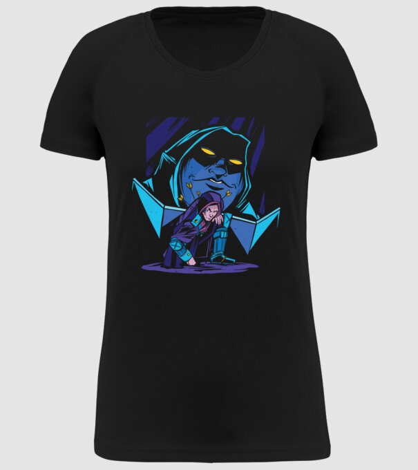 Dungeon Master model negru pe tricou