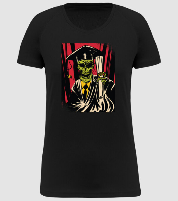 Proaspăt absolvent Absolvire model negru pe tricou