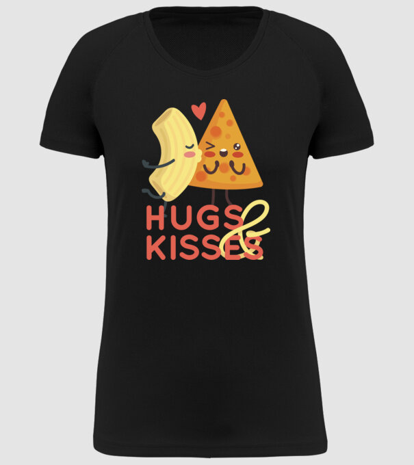 'Hawaii pizza dragoste tricou drăguț Valentine''s Day' model negru pe tricou