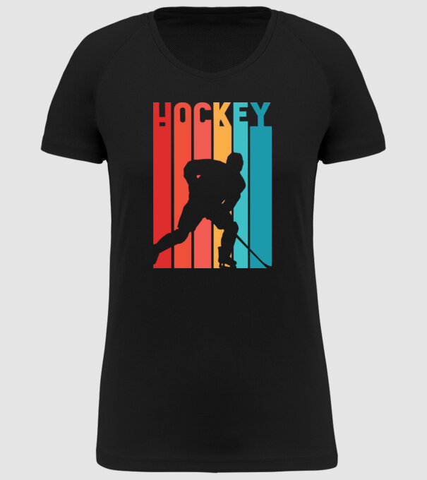 Hochei Retro model negru pe tricou