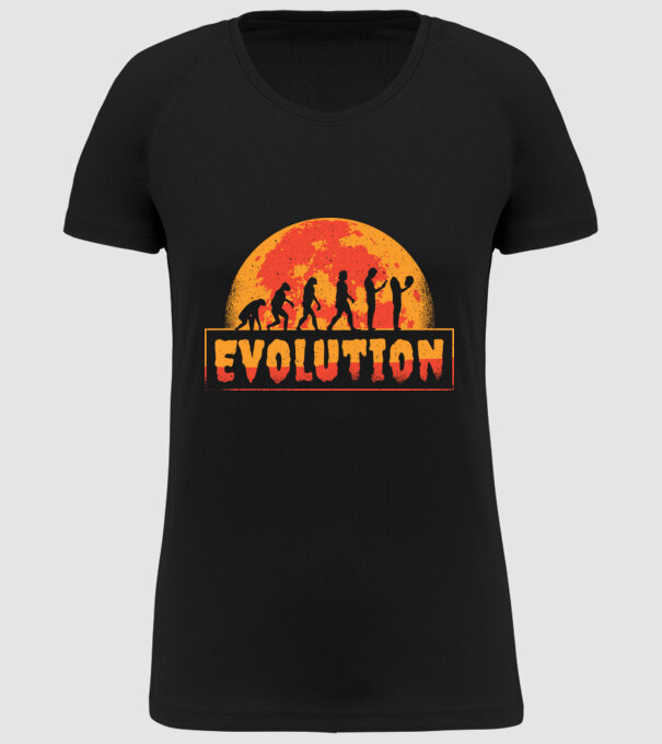 Evoluție Horror model negru pe tricou
