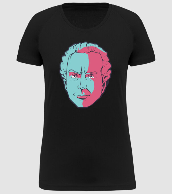 Immanuel Kant model negru pe tricou