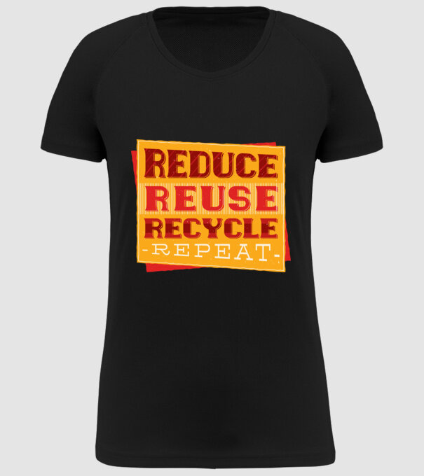 Protecția mediului model negru pe tricou