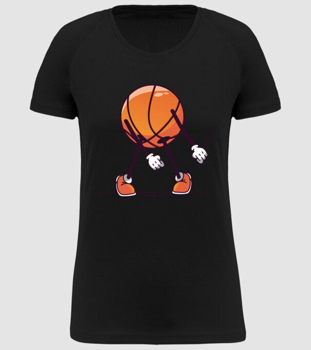 Baschet DAB model negru pe tricou