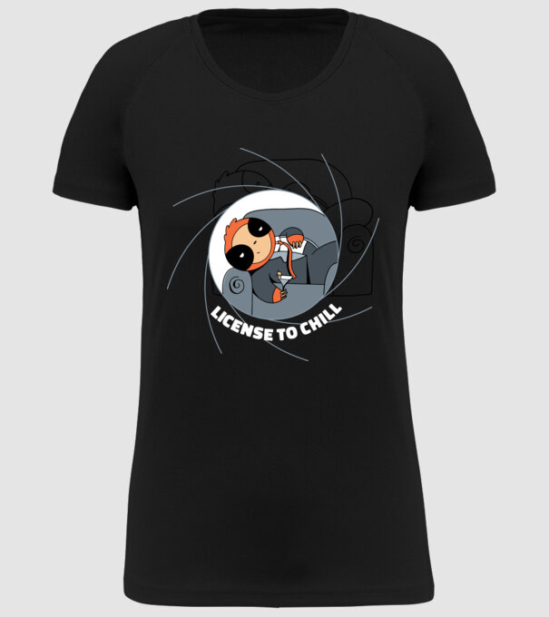 Leneș Bond 007 model negru pe tricou