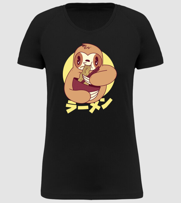 Ramen Leneș model negru pe tricou