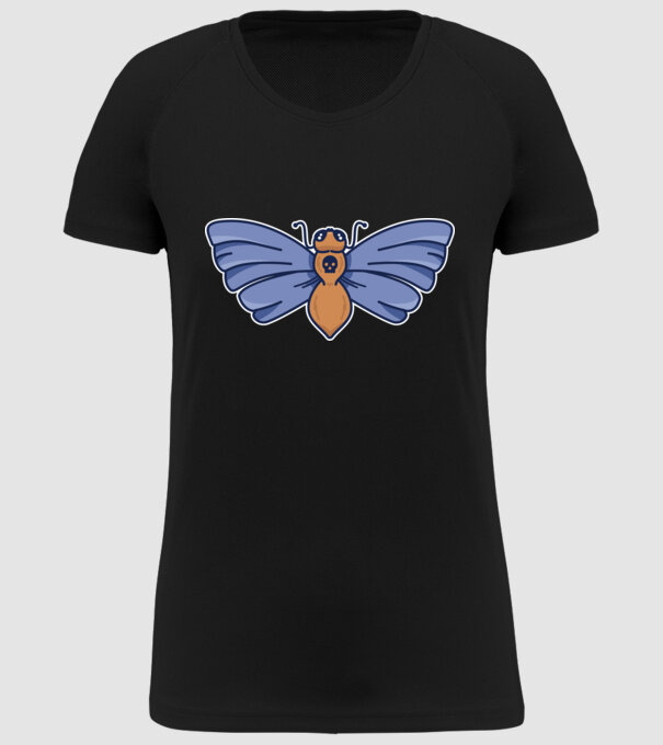Molie model negru pe tricou