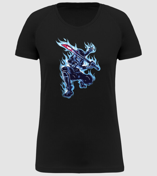 Ninja Sub Zero model negru pe tricou