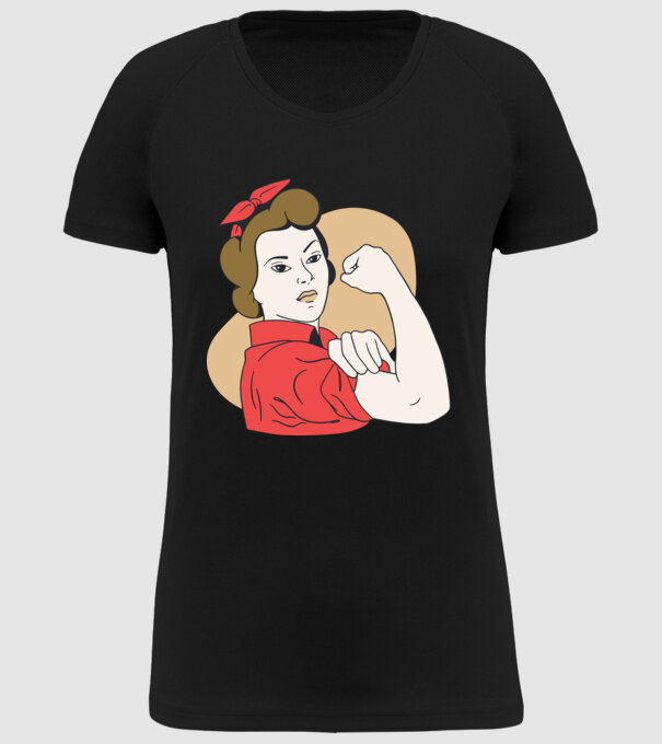 Emanciparea femeilor model negru pe tricou