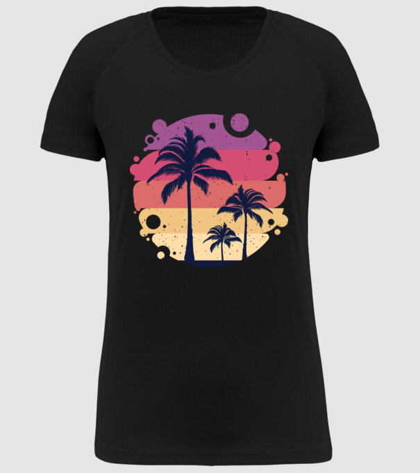 Retro Vara model negru pe tricou