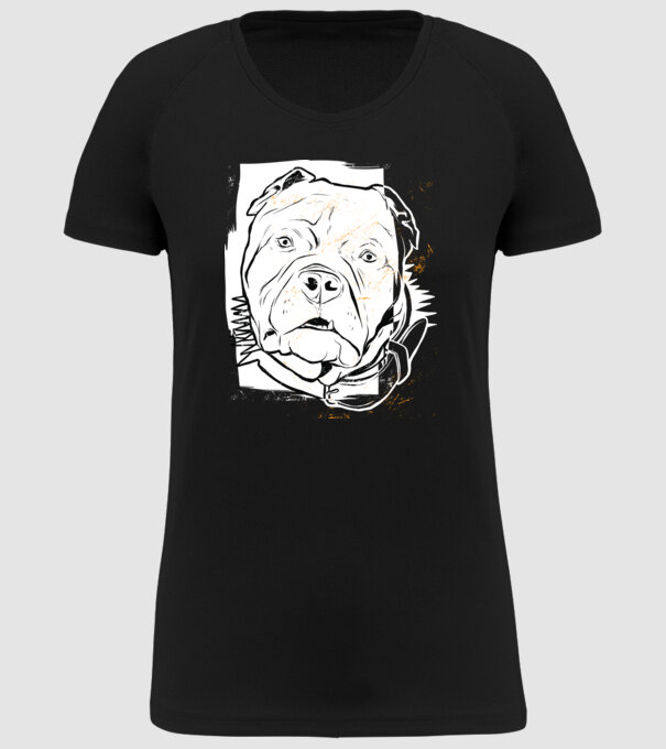 Cap Pitbull model negru pe tricou