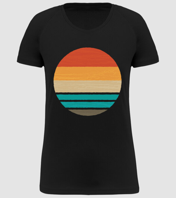Fond Retro model negru pe tricou