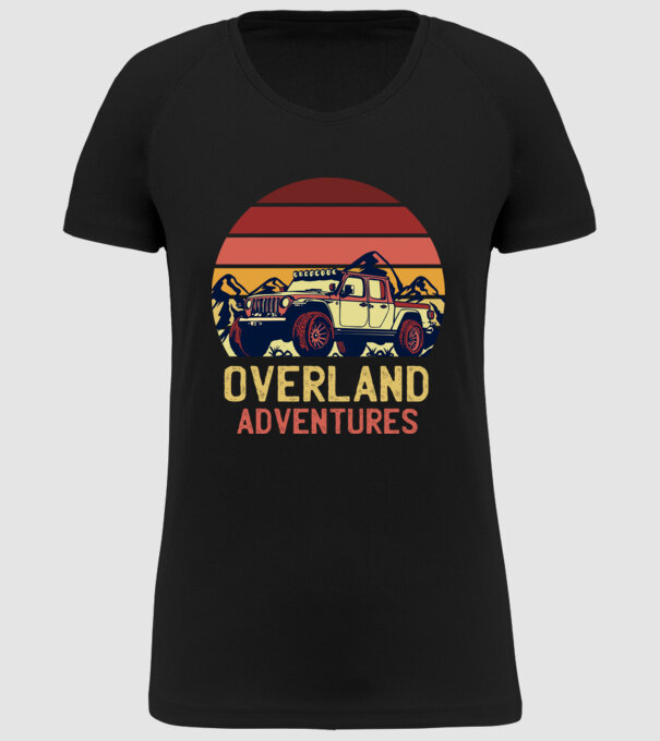 Jeep Retro model negru pe tricou