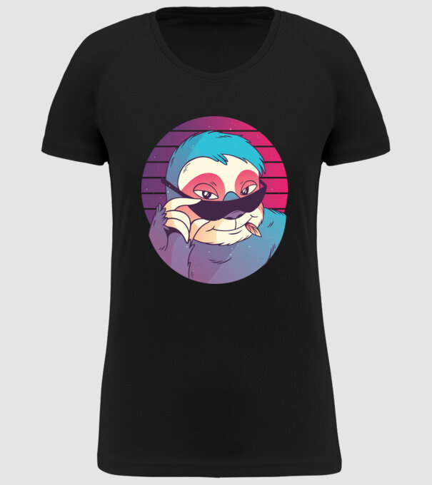 Retro Leneș model negru pe tricou
