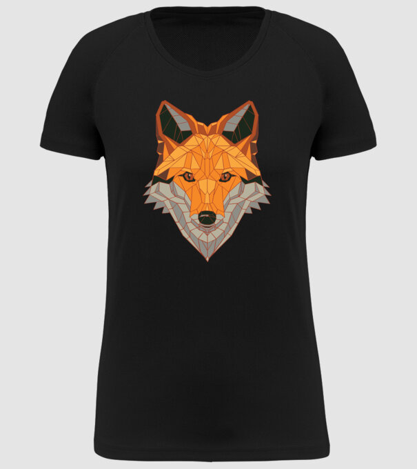 Cap de Vulpe model negru pe tricou