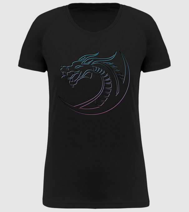 Dragon Tribal model negru pe tricou