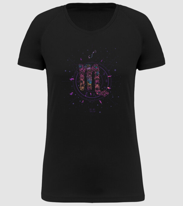 Scorpio Zodiac model negru pe tricou