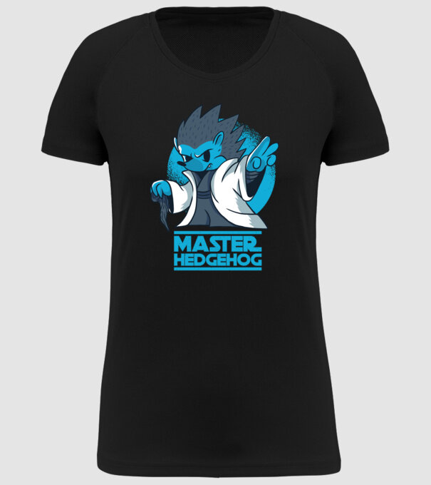 Maestru Arici model negru pe tricou