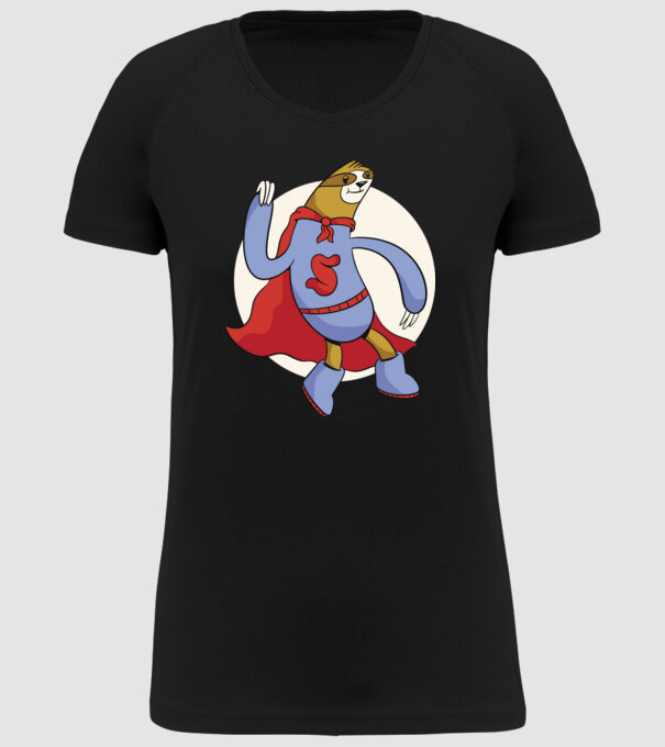 Leneș supererou model negru pe tricou