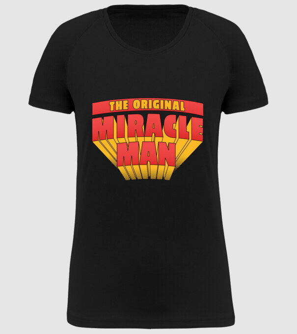 The Original Miracle Man model negru pe tricou