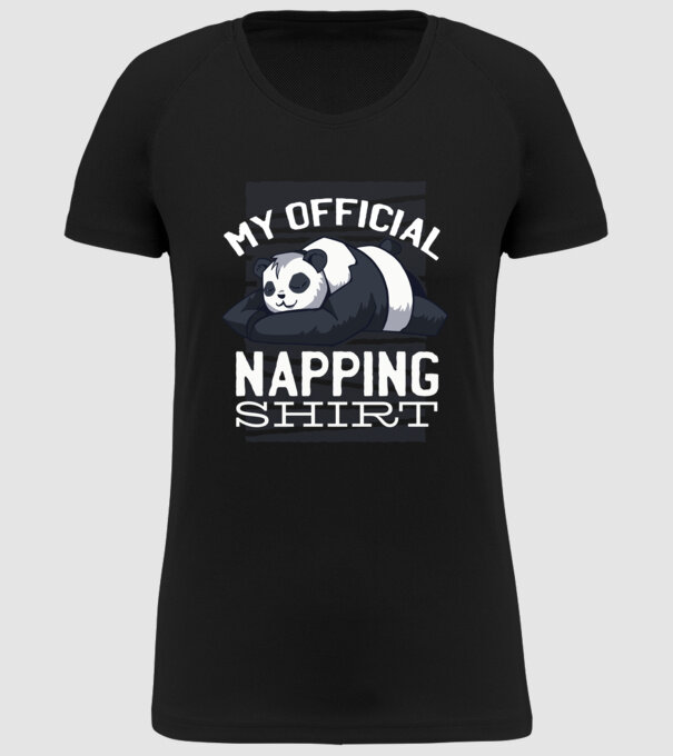 This is my official napping T-shirt, tricou amuzant odihnă model negru pe tricou