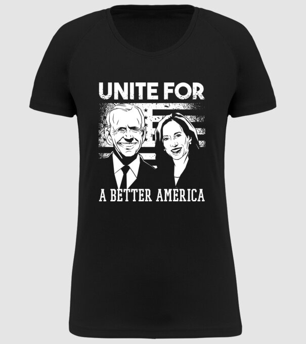 Unite for a better America - Biden Harris model negru pe tricou