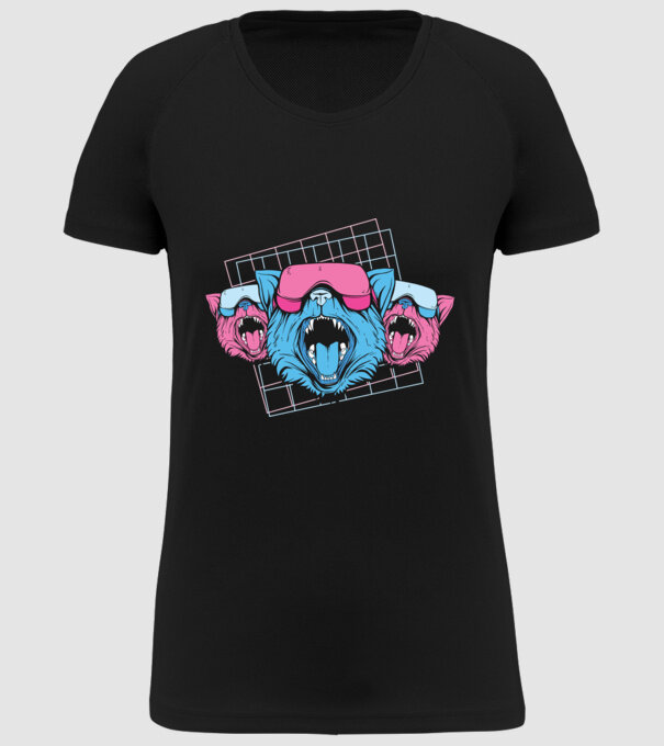 Pisicuțe VR model negru pe tricou