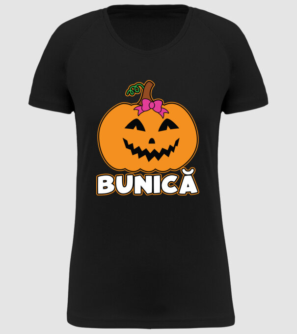 bunică model negru pe tricou