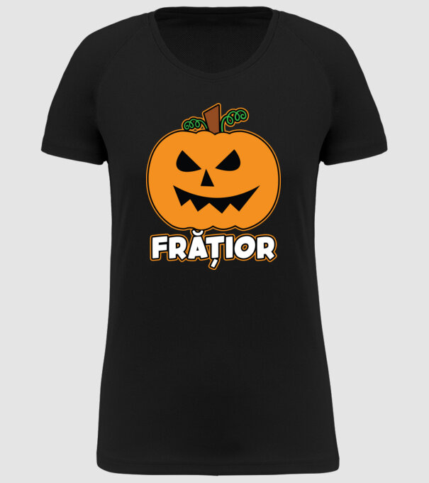frățior model negru pe tricou