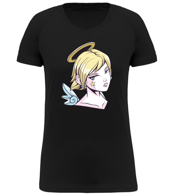  model  pe tricou