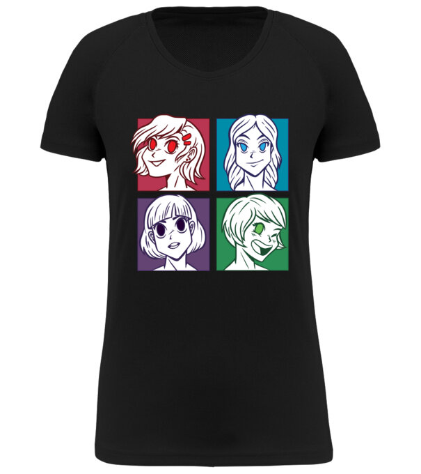  model  pe tricou