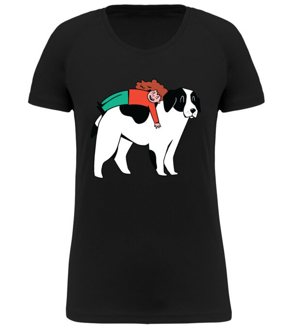  model  pe tricou