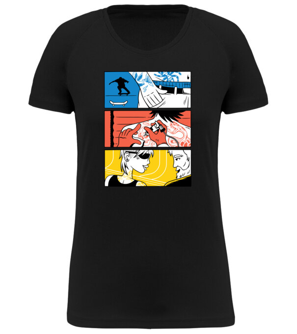  model  pe tricou