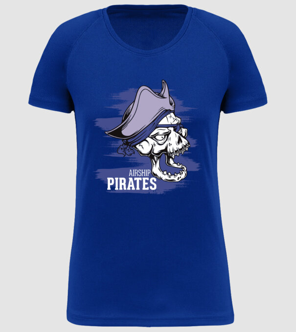 Airship Pirates 2 - Pirat model albastru regal pe tricou