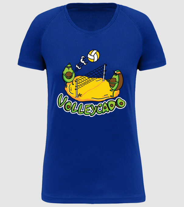 Avocado Volei model albastru regal pe tricou