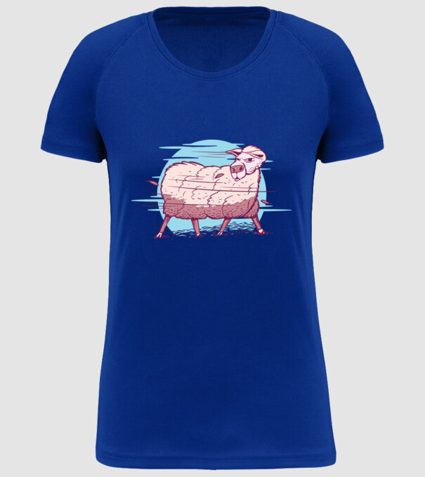 Miel în furtună model albastru regal pe tricou