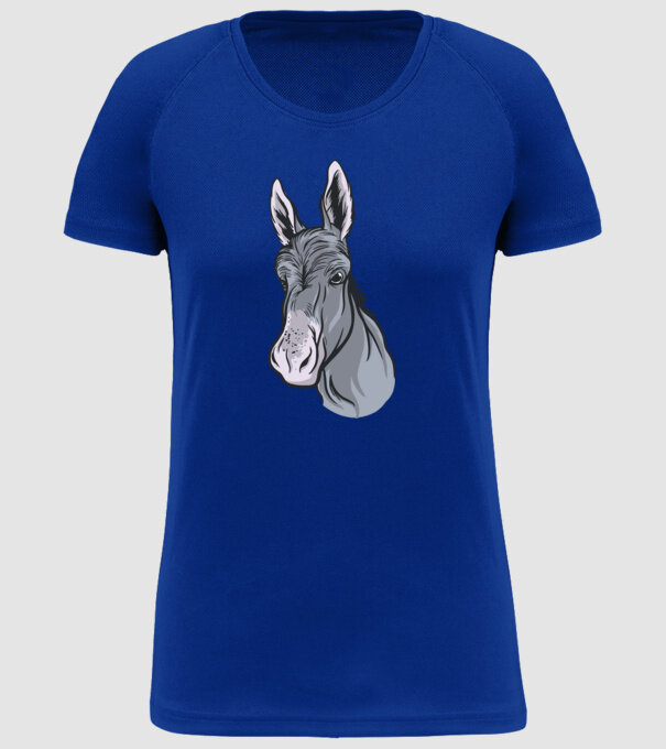 Măgăruș model albastru regal pe tricou