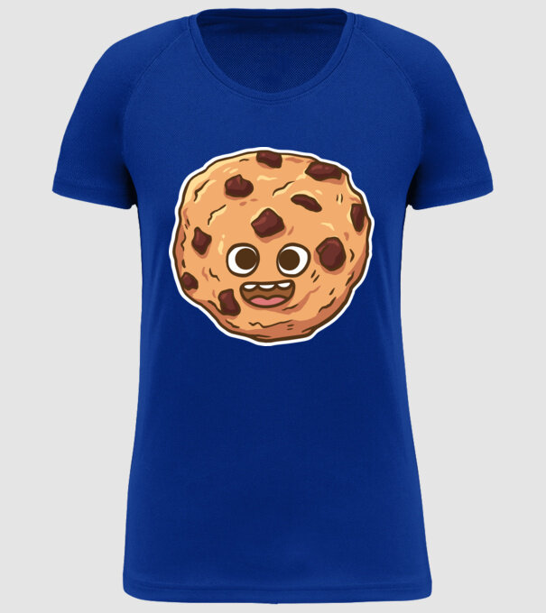 Cookie drăguț model albastru regal pe tricou
