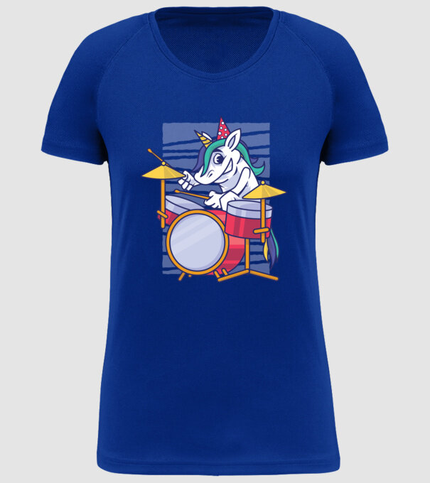 Unicorn Baterist Zi de naștere model albastru regal pe tricou
