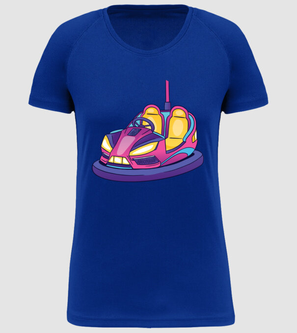Dodgem model albastru regal pe tricou