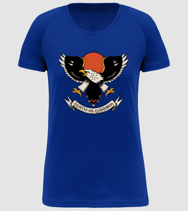 Eagle Tatuaj model albastru regal pe tricou