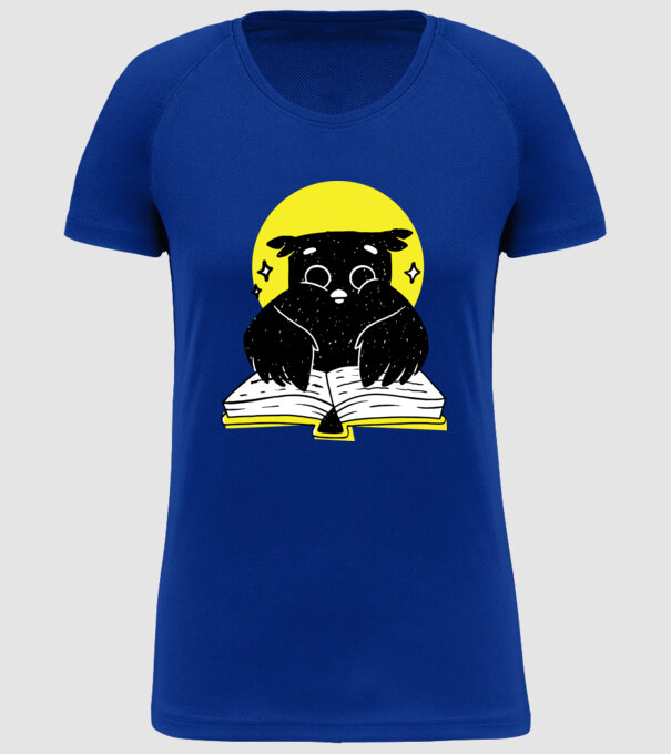 Bufniță de noapte model albastru regal pe tricou