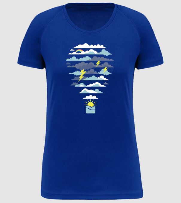 Nor Balon model albastru regal pe tricou