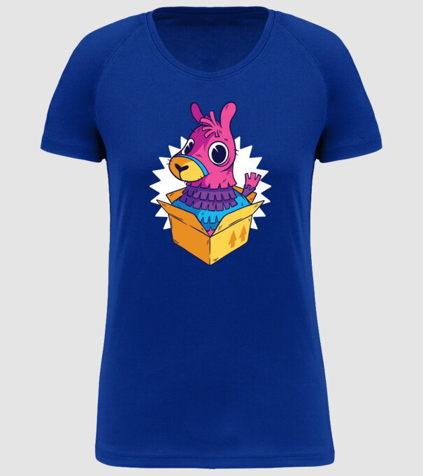 Fortnite Llama model albastru regal pe tricou
