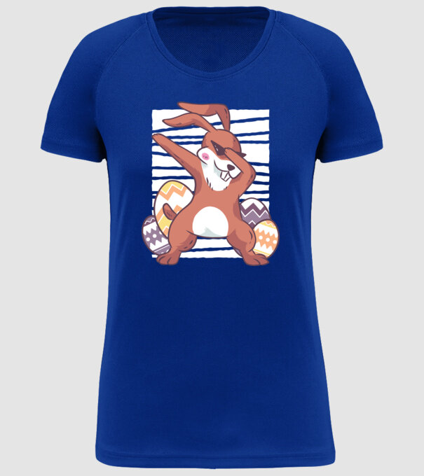 Iepure de Paște DAB model albastru regal pe tricou