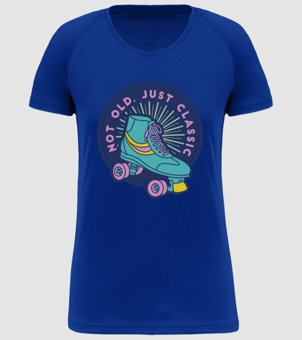 'I''m not old, just Classic' model albastru regal pe tricou