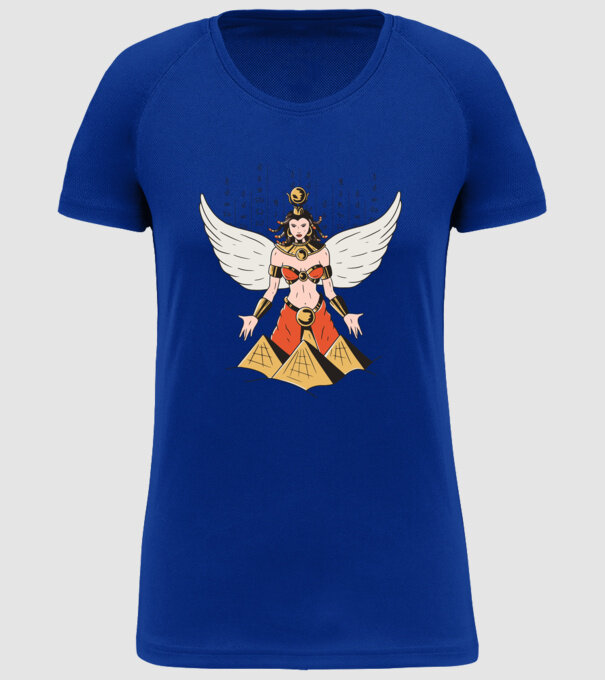 Zeița Isis model albastru regal pe tricou