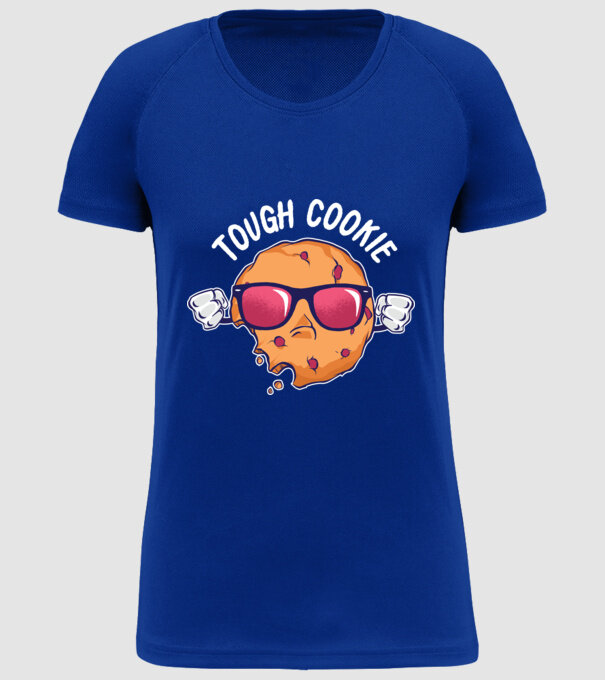 Tricou antrenament prăjitură tare model albastru regal pe tricou